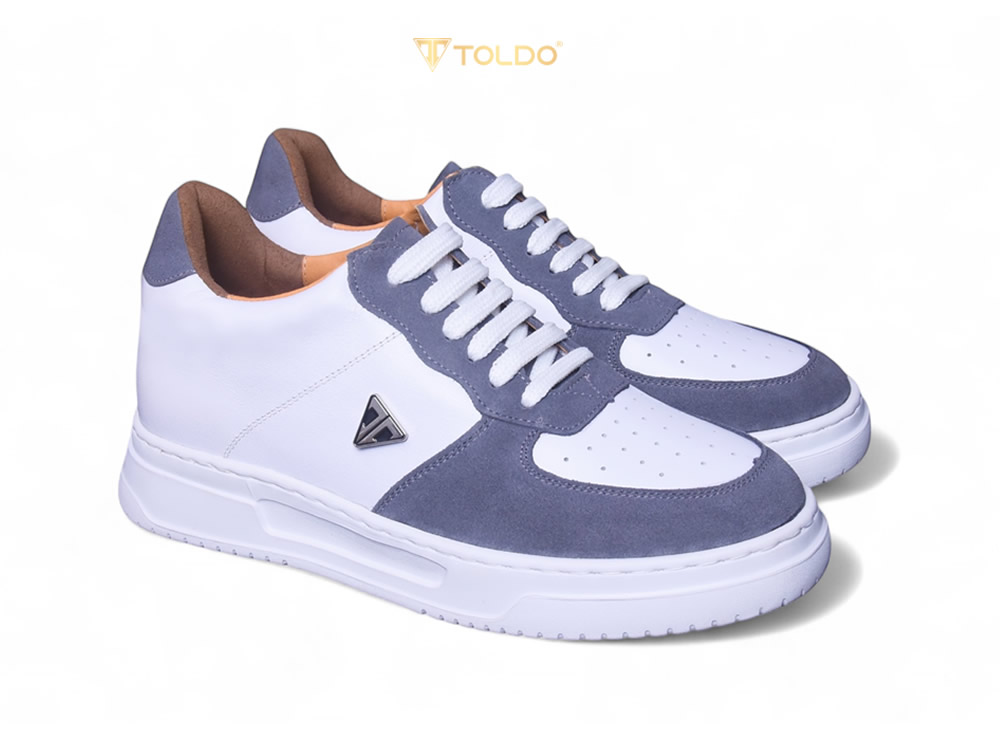 Giày cao nam 8cm siêu nhẹ da thật 15